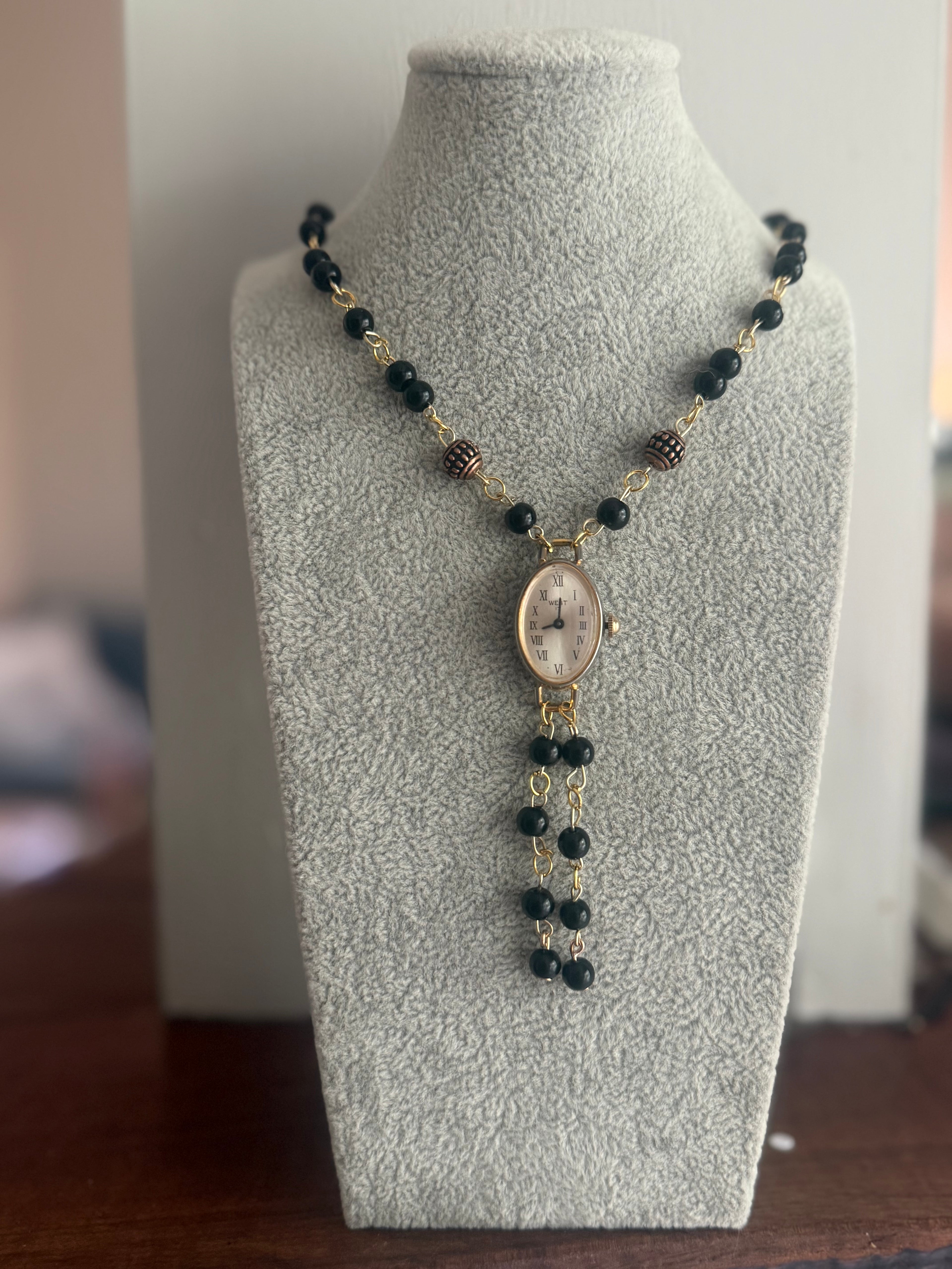 Gold Watch Necklace