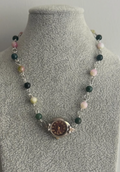 Burgundy Watch Necklace
